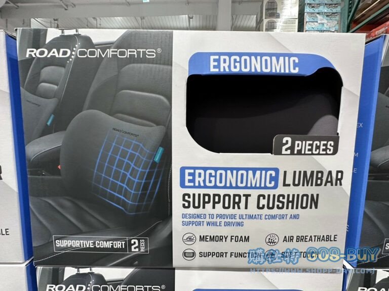 ROADCOMFORTS LUMBAR SUPPORT CUSHION 2PK 車用記憶透氣靠墊兩件組#8514545