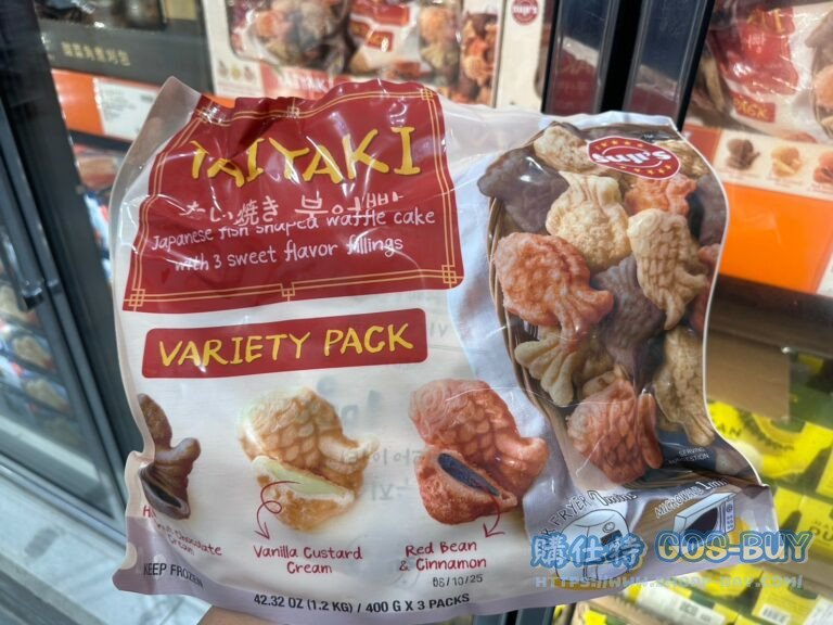 SUJI'S FROZEN TAIYAKI 冷凍迷你鯛魚燒綜合口味400公克X3包#659078