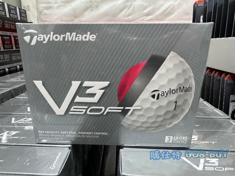 TAYLORMADE GOLF BALL 24CT 三層高爾夫球24入 V3 SOFT系列#141280