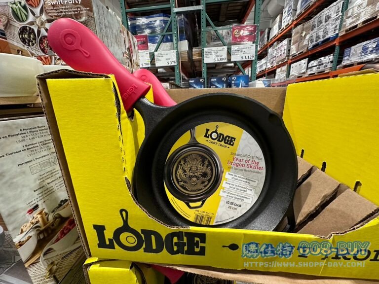 LODGE DRACON SKILLET 26CM 龍年圓形鑄鐵煎鍋 直徑26公分附防燙手套#141196