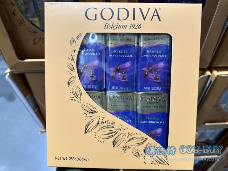 GODIVA CHOCOLATE PEARLS 黑巧克力豆43公克X6入#208802