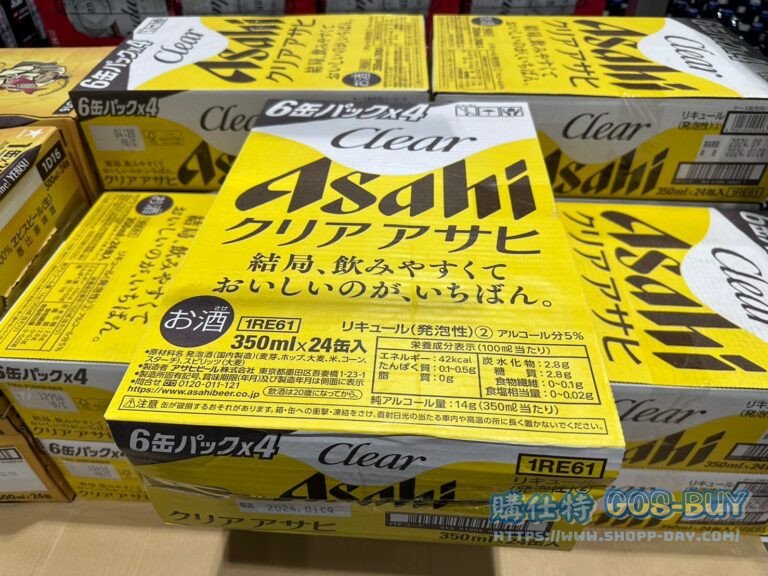 ASAHI朝日 CLEAR醇淨啤酒350ML X 24罐#145192