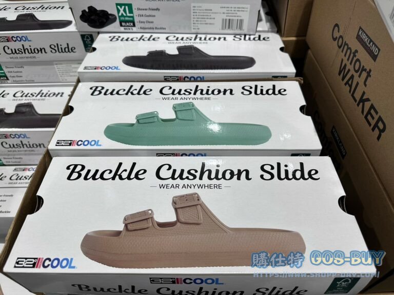 32 DEGREES PILLOW SLIDE 男厚底雙帶拖鞋 美國尺寸(US):L-XL#141676