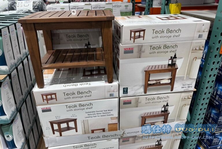 SEVILLE TEAK BENCH 柚木收納椅凳 尺寸約50X35.56X43CM#1731731