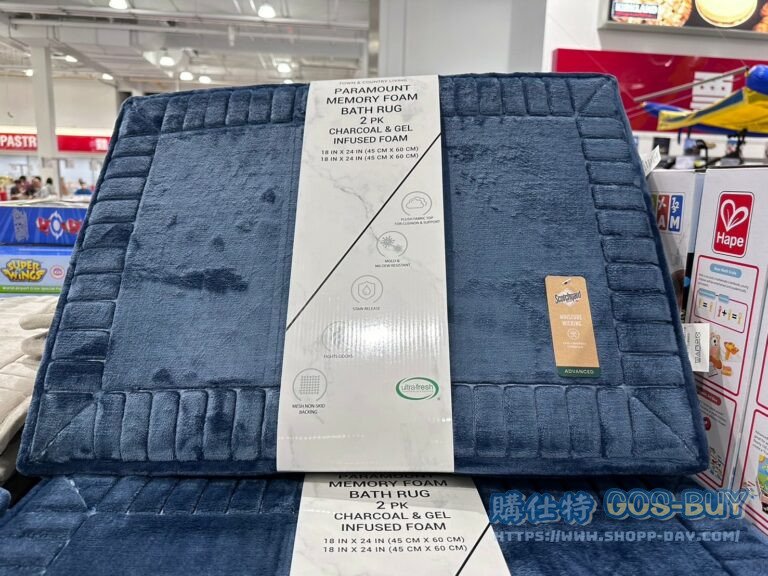 TOWN&COUNTRY BATH MAT 2PK 記憶綿浴室地墊2入組 尺寸:45X60公分#143476