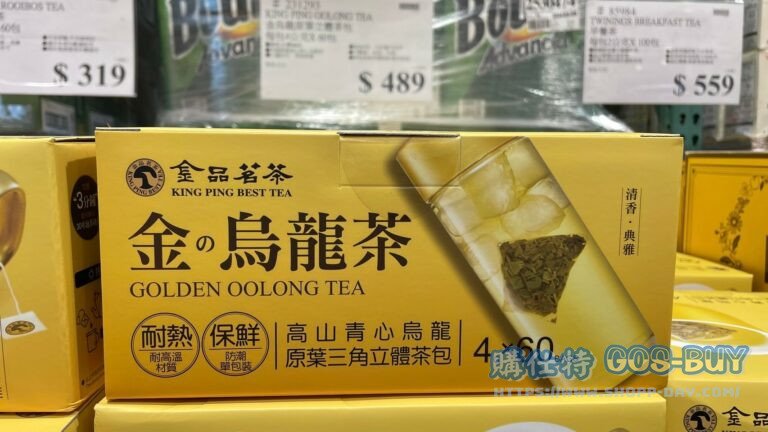 KING PING OOLONG TEA 金品茗茶 金烏龍原葉立體茶包每包4公克X60包#231293