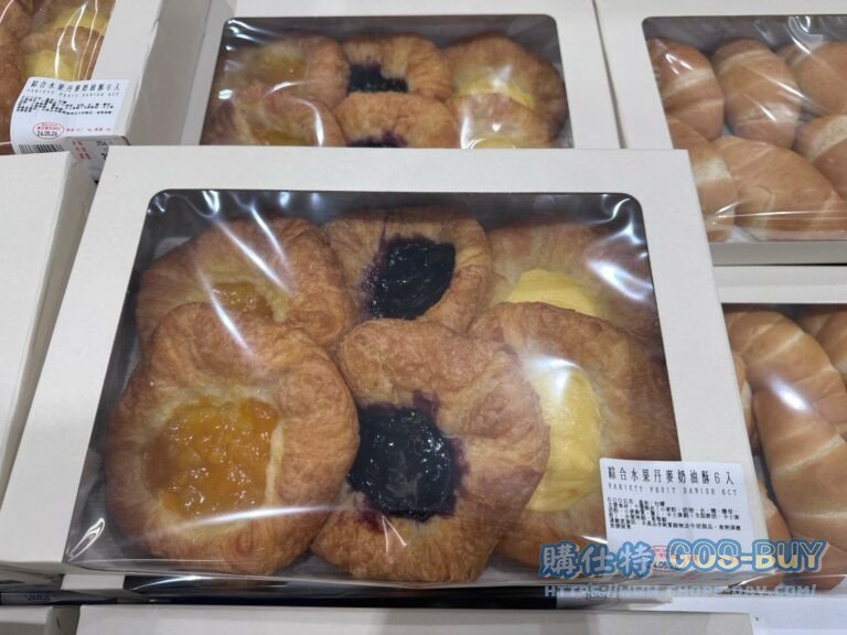 綜合水果丹麥奶油酥6入 VARIETY FRUIT DANISH 6CT#146329