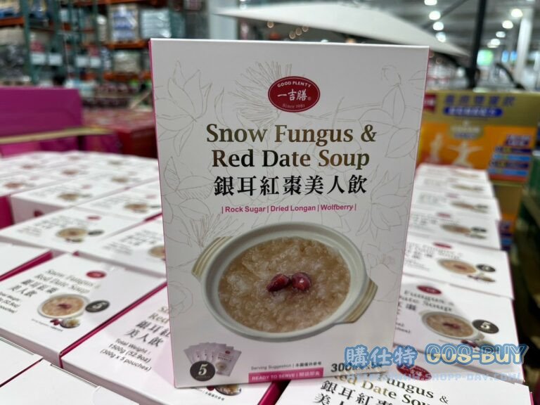 SNOW FUNGUS&RED DATE SOUP 一吉膳銀耳紅棗美人飲300公克X5包#145425