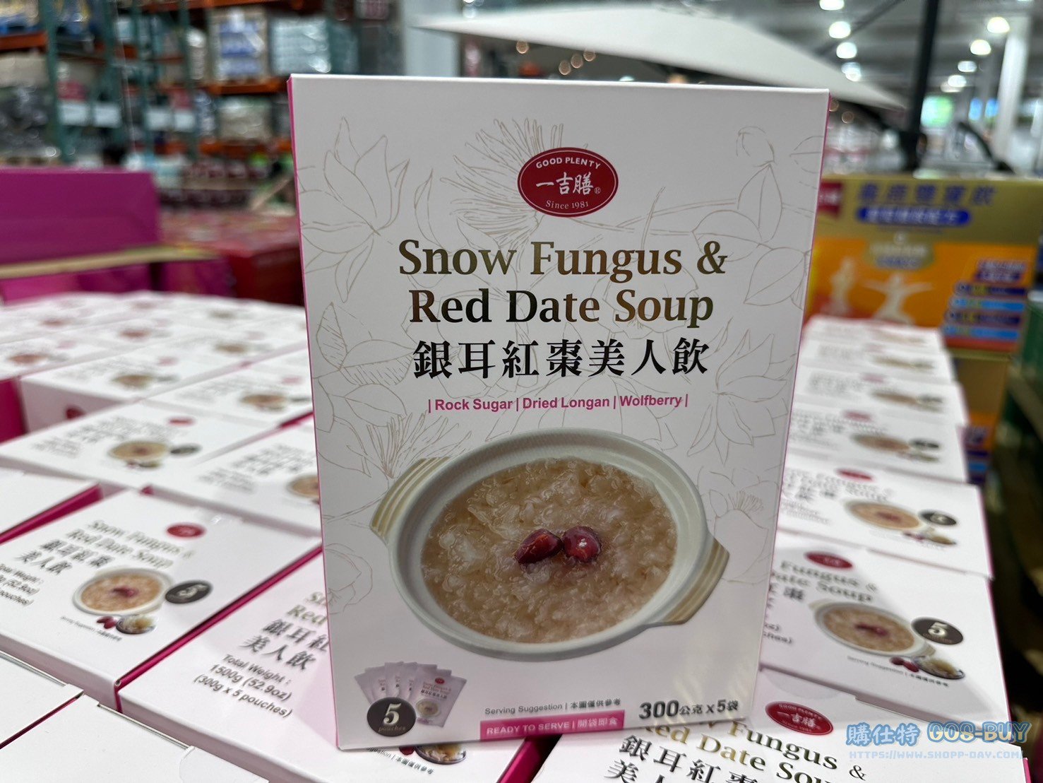 Costco好市多一吉膳銀耳紅棗美人飲#145425