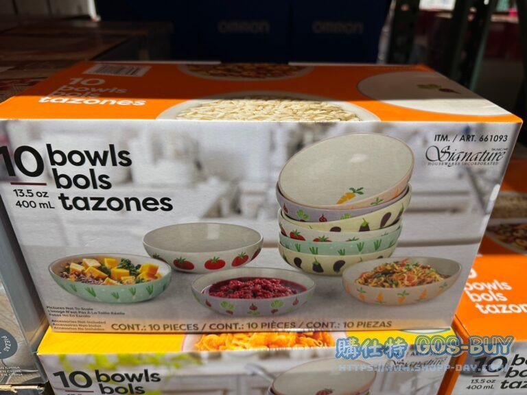 SIGNATURE DINNER BOWLS 彩繪陶碗10件組#661093