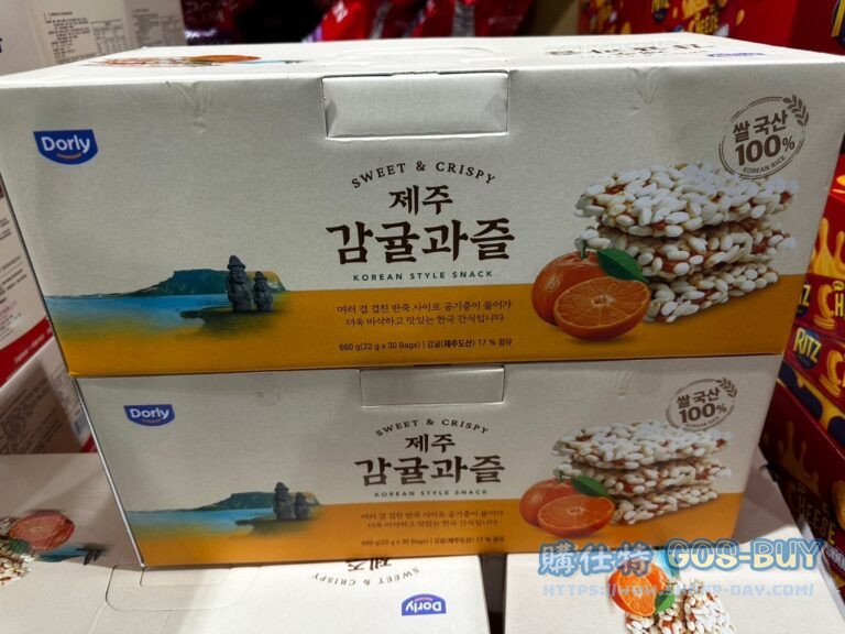 DORLY JEJU RICE SWEETS 濟州橘香米餅22公克X30包#148990