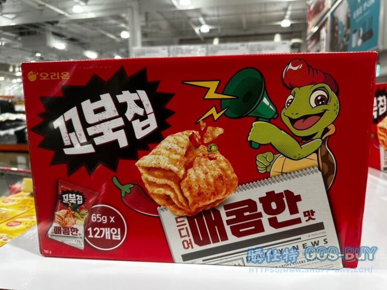 ORION TURTLE CHIPS SPICY 好麗友烏龜脆片韓式辣醬味 65公克X12包#223285