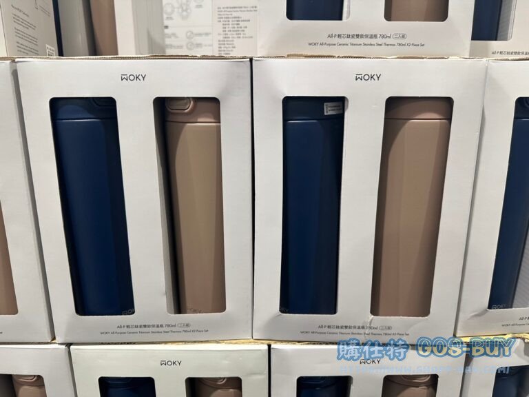 WOKY ALL-P THERMAL BOTTLE 沃廚輕芯鈦瓷保冷保溫瓶 容量約780毫升2件組#141219