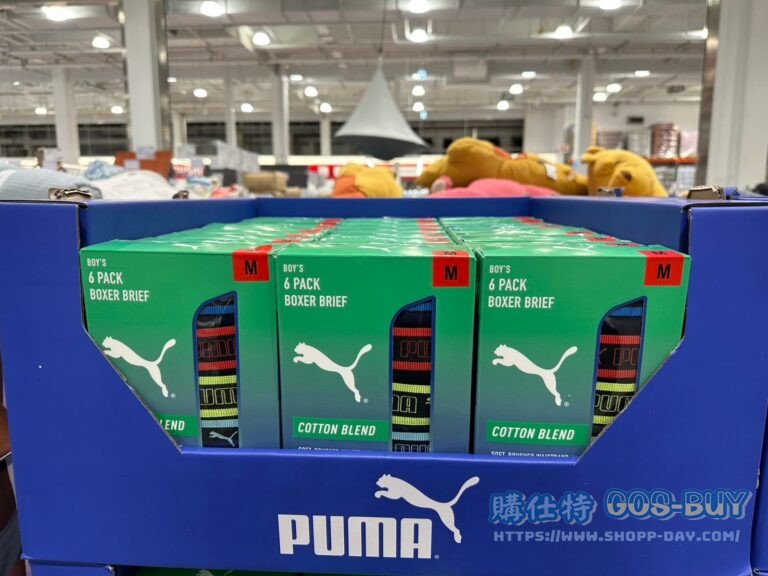 PUMA BOYS BOXER BRIEF 6PK 男童內褲六件組 美國尺寸(US):S-XL+#1405362