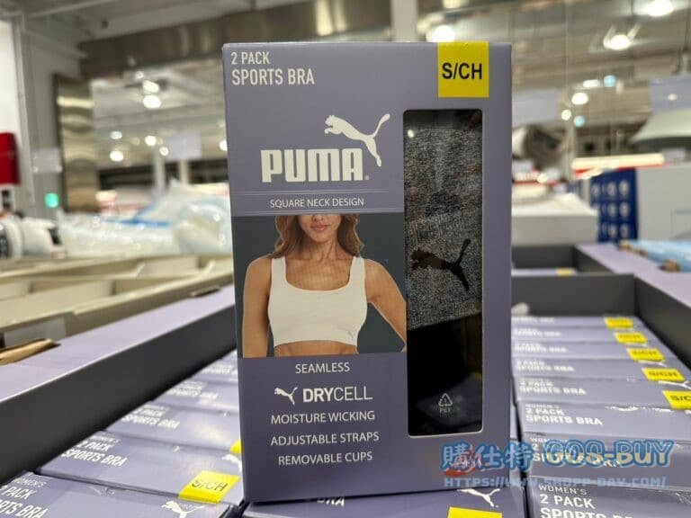 PUMA LADIES SPORT BRA 2PK 女運動內衣兩件組 美國尺寸(US):S-XL#2588670