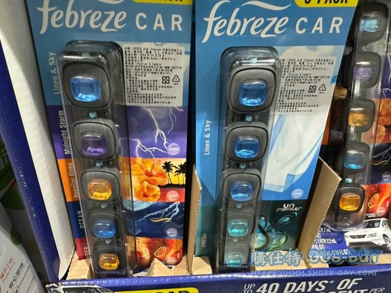 FEBREZE CAR VENT CLIPS 汽車芳香劑5入#150323