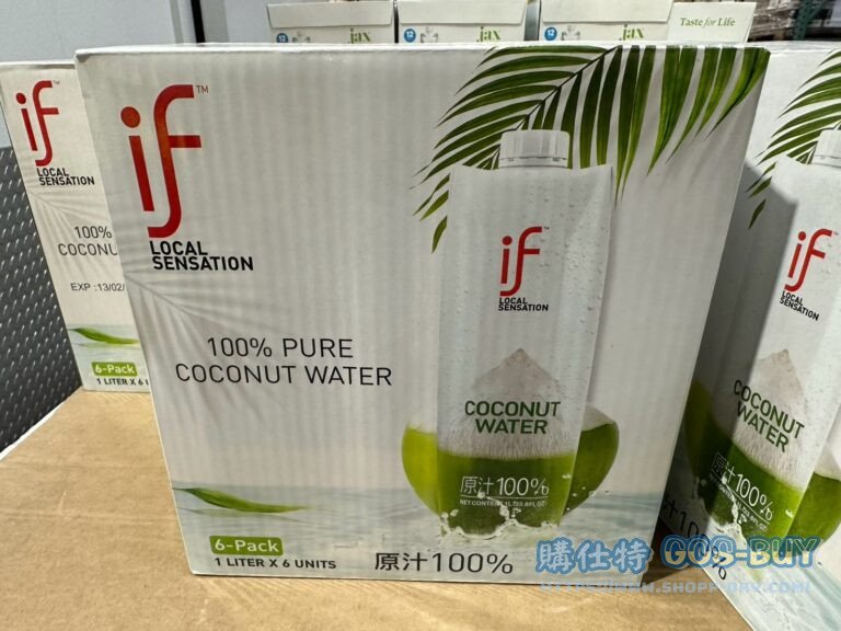IF PURE COCONUT WATER IF純椰子汁 每瓶1公升X6入#145957