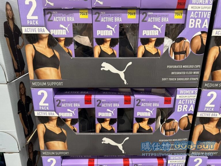 PUMA LADIES SPORT BRA 2PK女運動內衣兩件組 美國尺寸(US):70A/B-80C/D#1001244