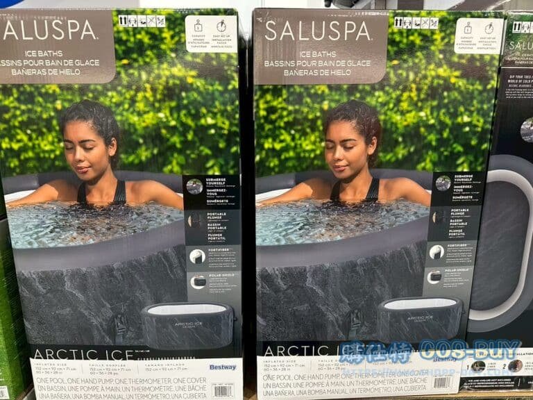 SALUSPA ARCTIC ICE PLUNGE 橢圓形浴池附手動幫浦 尺寸約152X92X71公分#1819399